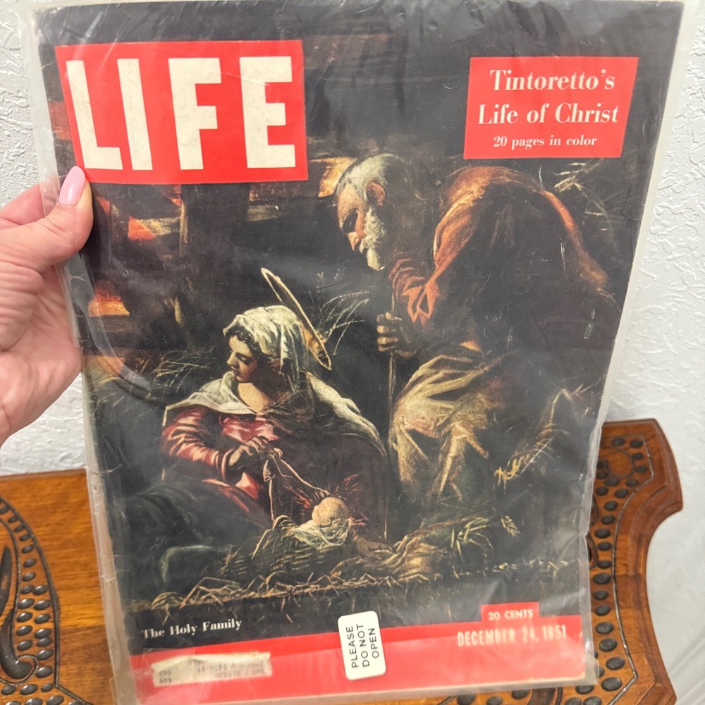 Life Magazine December 24, 1951 The Holy Family, Sealed, Mint condition